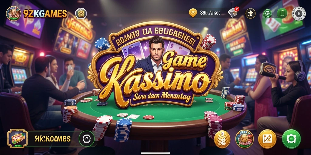 Tampilan menarik dari gameplay Kasino di 9ZKGAMES.