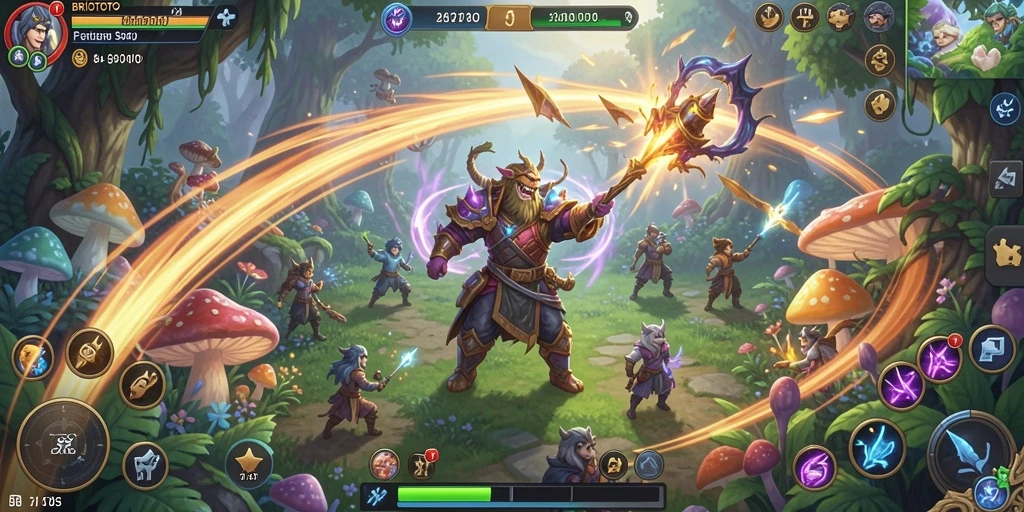Tampilan gameplay BRIOTOTO yang penuh petualangan dan tantangan.