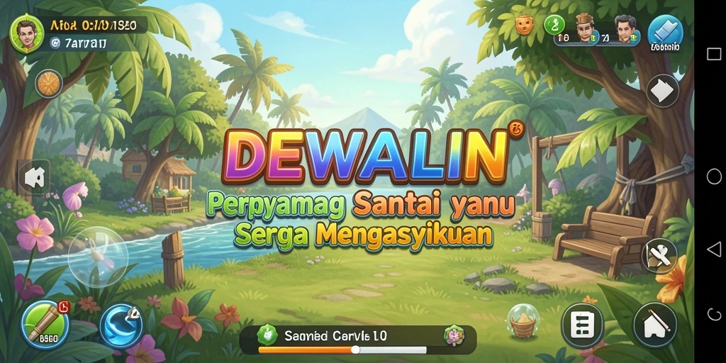 Screenshot utama DEWALIN menampilkan gameplay yang menyenangkan.
