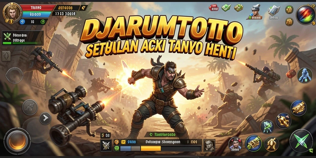 Screenshot gameplay <strong>DJARUMTOTO</strong> menampilkan aksi penuh adrenalin di setiap misi.