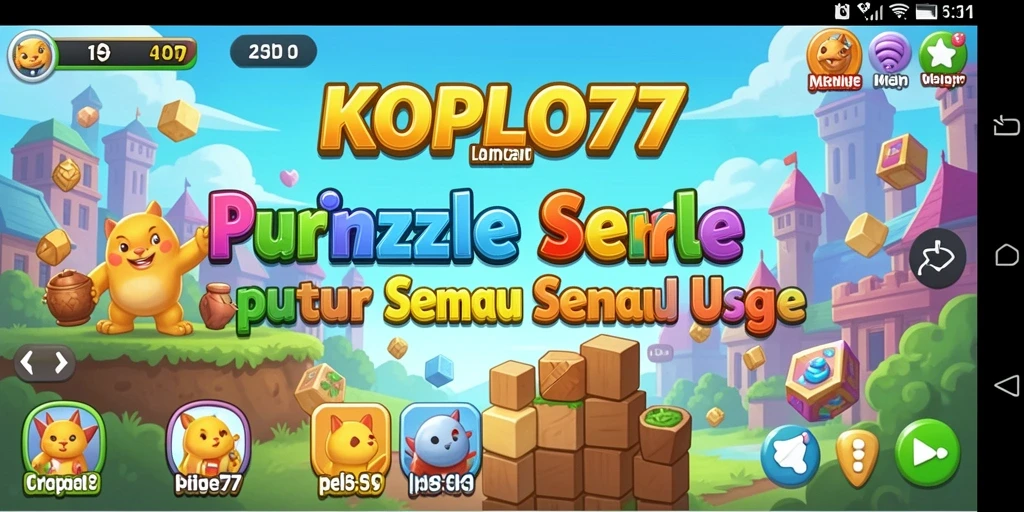 Screenshot Gameplay Puzzle KOPLO77 yang Seru dan Menarik