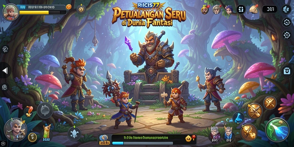 Tampilan menakjubkan dari gameplay seru RICIS77.