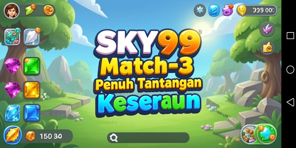 Tangkapan layar gameplay <strong>SKY99</strong> yang menarik dan penuh warna.