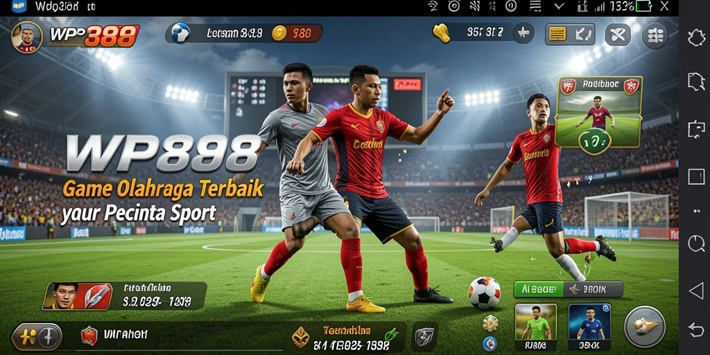 Tampilan menarik dari gameplay WP888 yang menampilkan aksi olahraga seru.
