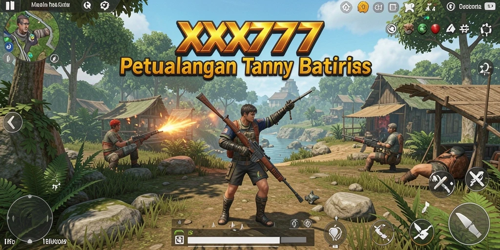 Screenshot mencerminkan petualangan epik di dunia terbuka XXX777.